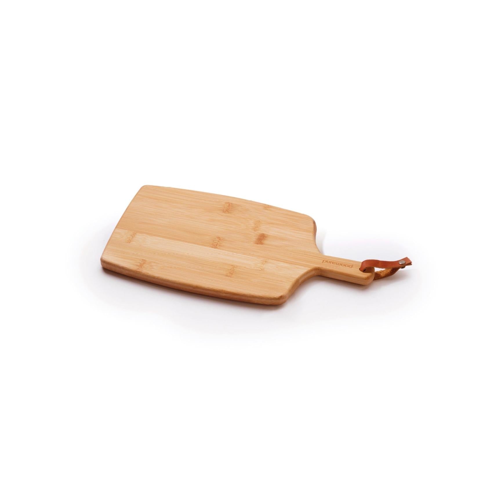 Rectangular Cutting Board With Handle - Bamboo