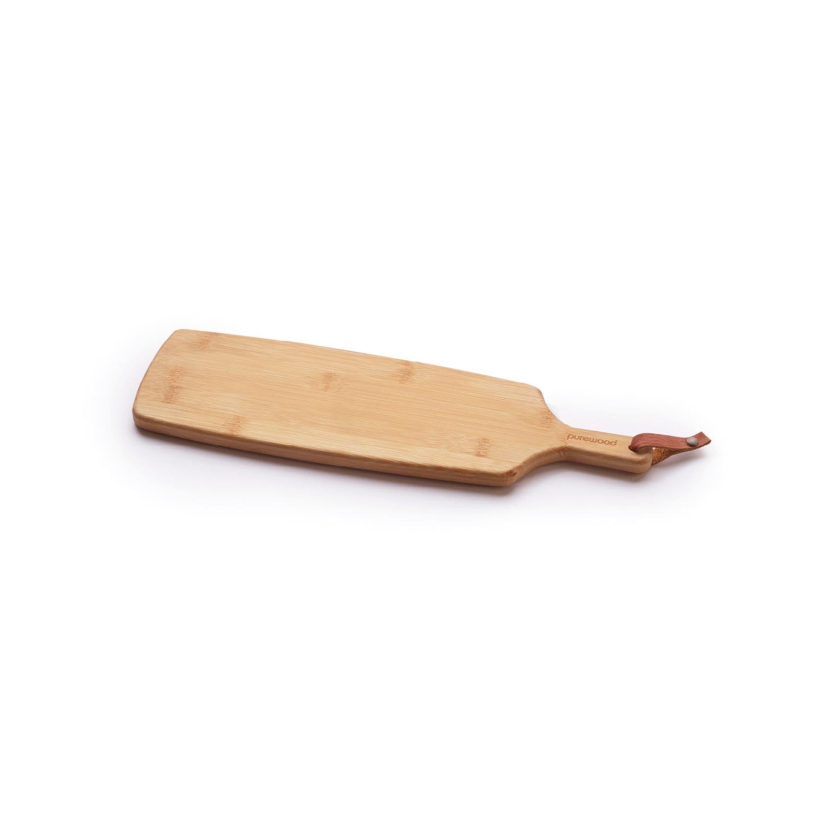 Rectangular Cutting Board With Handle - Bamboo