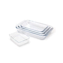 Set De 4 Plats À Four Rectangulaires