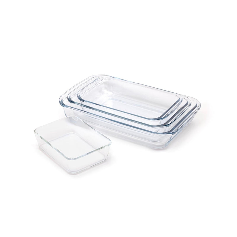 Set De 4 Plats À Four Rectangulaires