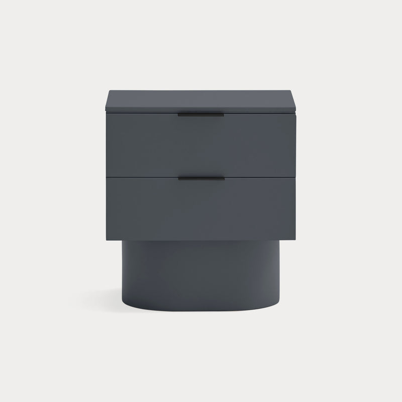 Totem - Table De Chevet - Gris Anthracite