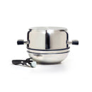 Batterie Empilable Avec Poignée Amovible 7 Pièces - Argenté