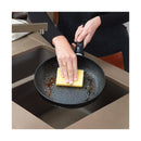 Wok Aluminium Avec Couvercle - Noir