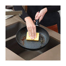 Wok Aluminium Avec Couvercle - Noir