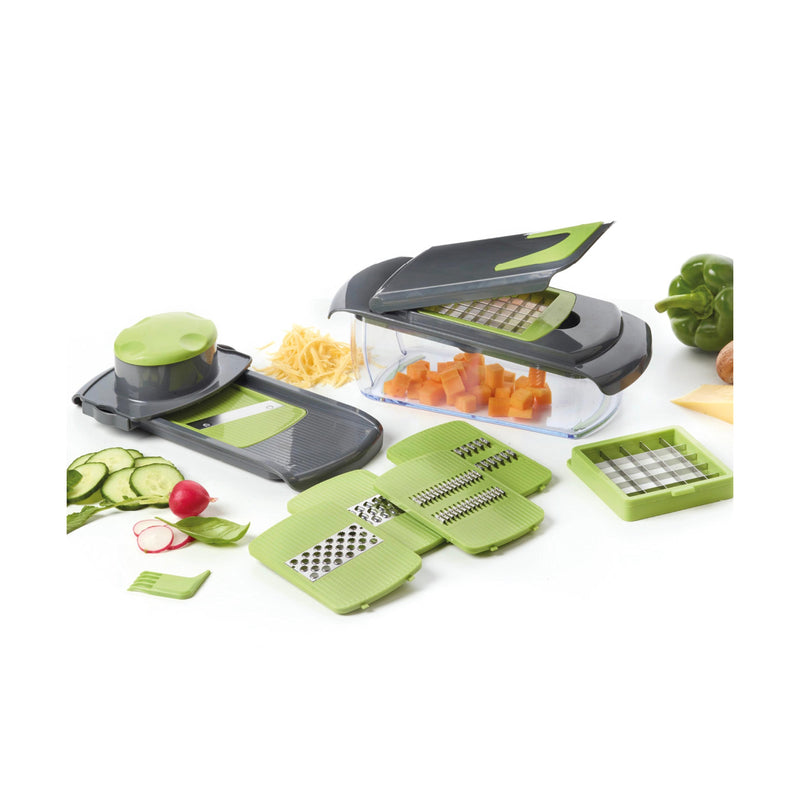 Mandoline Multifonctions - Vert/Gris