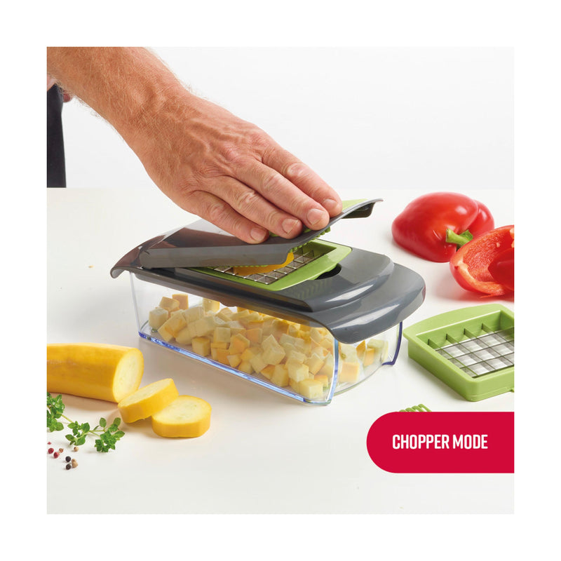 Mandoline Multifonctions - Vert/Gris