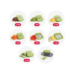 Mandoline Multifonctions - Vert/Gris