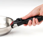 Set De 3 Casseroles Amo En Inox Avec Poignée Amovible - Argenté