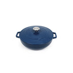 Sauteuse En Fonte D'Acier Ronde - Bleu