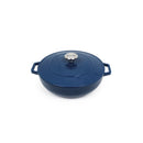 Sauteuse En Fonte D'Acier Ronde - Bleu