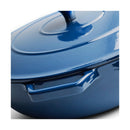 Sauteuse En Fonte D'Acier Ronde - Bleu