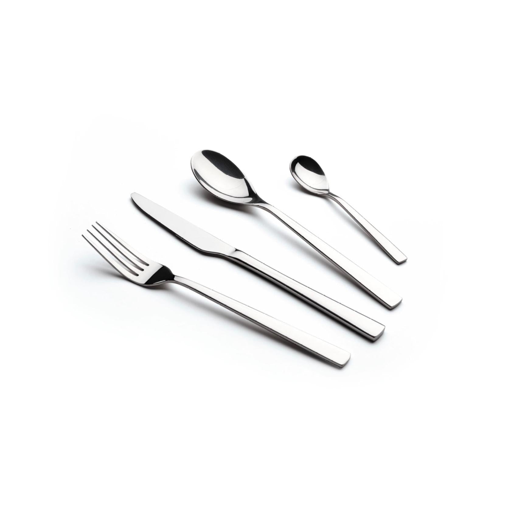 24-Piece Cutlery Set - Stainless Steel Polished Finish