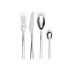 24-Piece Cutlery Set - Stainless Steel Polished Finish