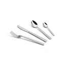 Ménagère 24 Pièces Manche Look Martelé - Acier Inoxayble Finition Brillante