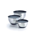 Set De 3 Bols À Mélanger En Acier Inoxydable - Argenté
