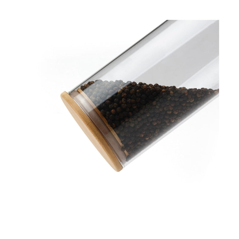 Set De 7 Boîtes En Verre Avec Couvercles - Bambou