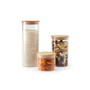 Set De 7 Boîtes En Verre Avec Couvercles - Bambou