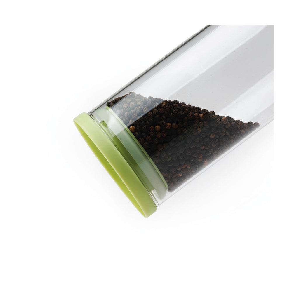 Set de 2 Cajas de Vidrio con Tapas de Plástico - Verde