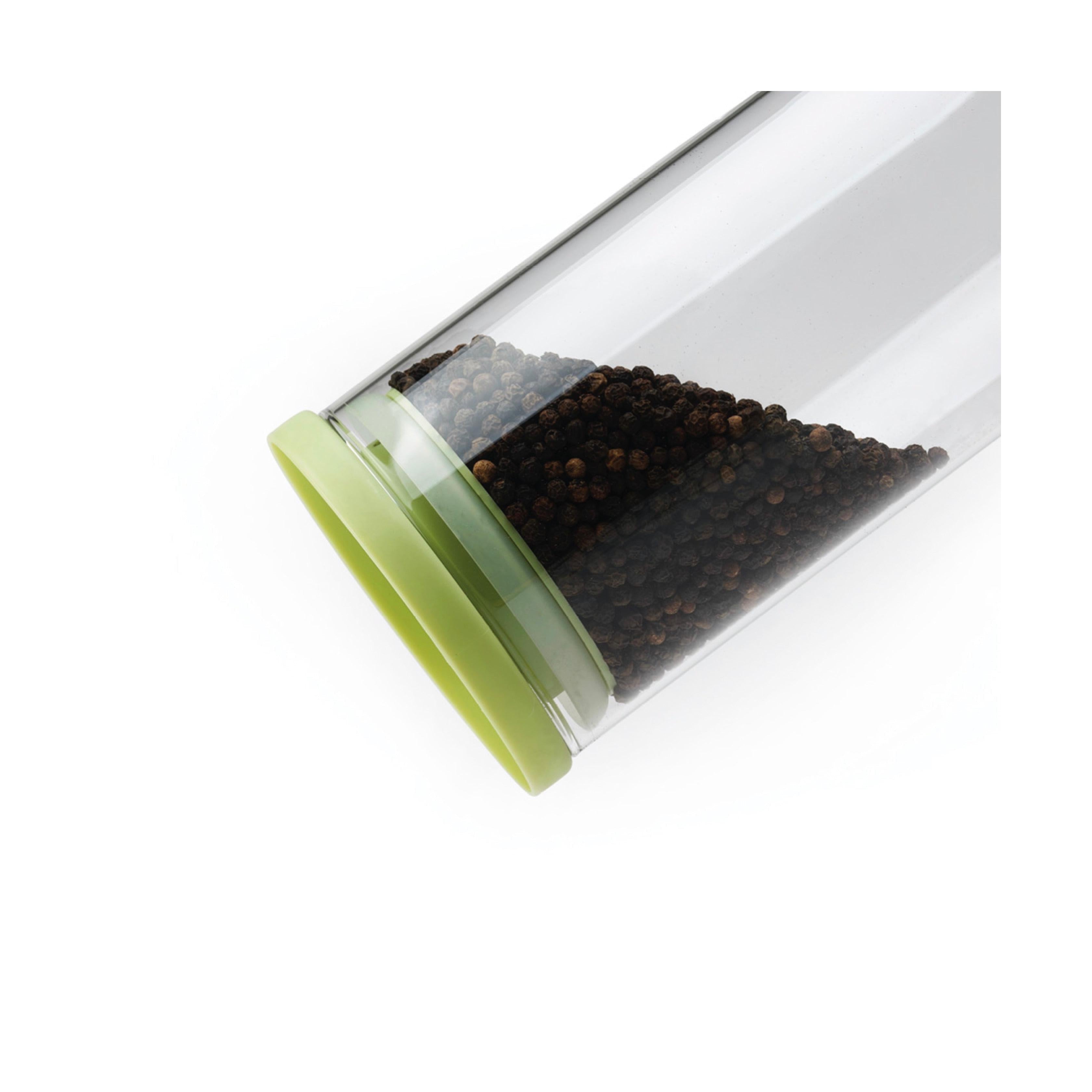 Set de 2 Cajas de Vidrio con Tapas de Plástico - Verde