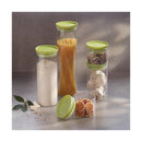Set De 2 Boîtes En Verre Avec Couvercles En Plastique - Vert