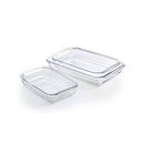Set De 3 Plats À Four En Verre
