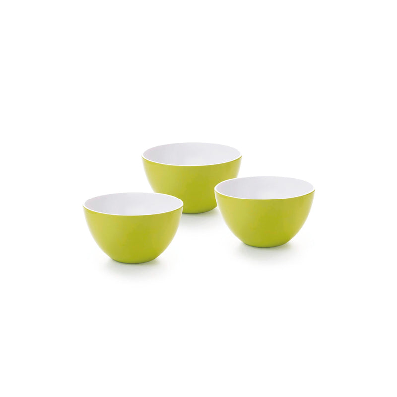 Set De 3 Petits Bols - Mélamine - Citron Vert