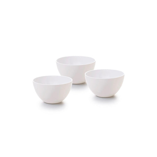 Set De 3 Petits Bols - Mélamine - Blanc