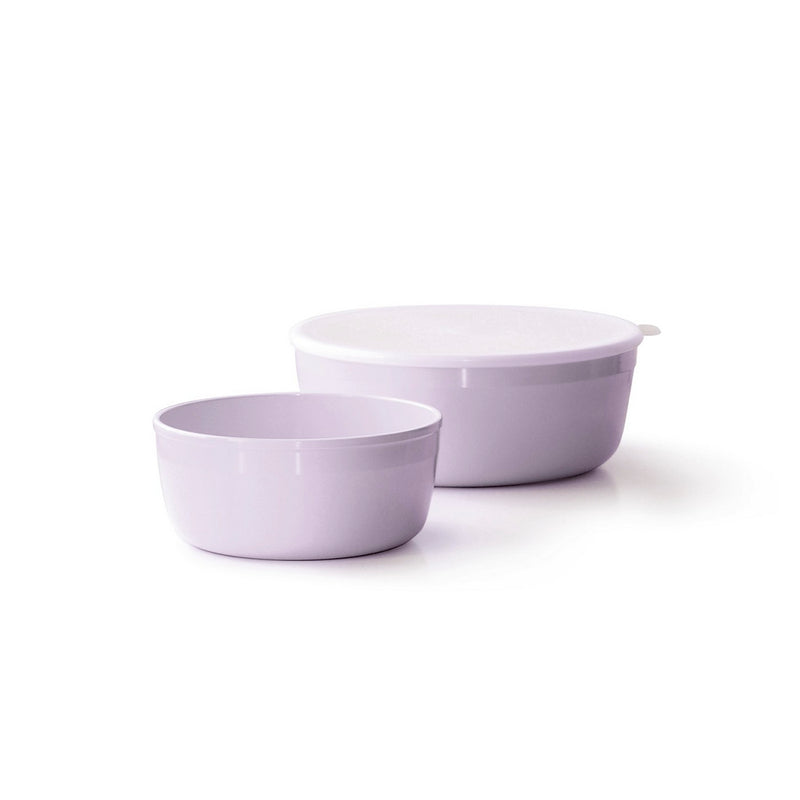 Set De 2 Boîtes De Conservation Avec Couvercle - Lavande