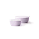 Set De 2 Boîtes De Conservation Rondes Avec Couvercle - Mélamine - Lavande