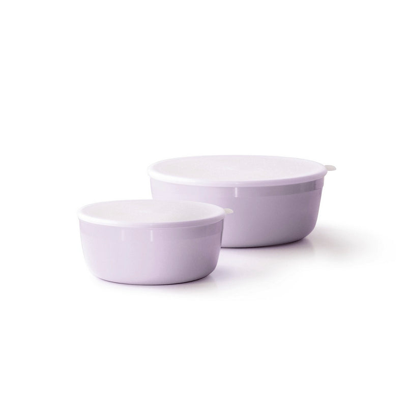 Set De 2 Boîtes De Conservation Avec Couvercle - Lavande
