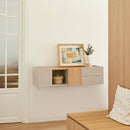 Otto - Console Murale - Sable & Chêne