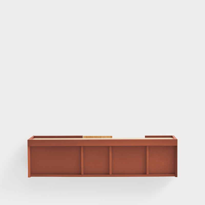 Otto - Console Murale - Carrelage & Chêne