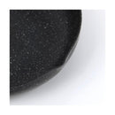 Wok Avec Couvercle En Aluminium Granite - Noir