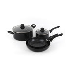 Juego De Cocina Granito Pro - 6 Piezas - Mármol Negro