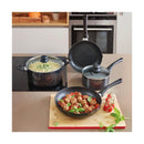 Batterie De Cuisine Granite Pro - 6 Pièces - Marbre Noir