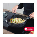 Batterie De Cuisine Granite Pro - 6 Pièces - Marbre Noir