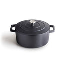 Cocotte Ronde Avec Couvercle - Noir