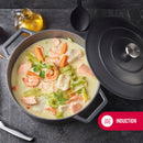 Cocotte Ovale Avec Couvercle - Noir