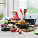 Cocotte Ovale Avec Couvercle - Noir