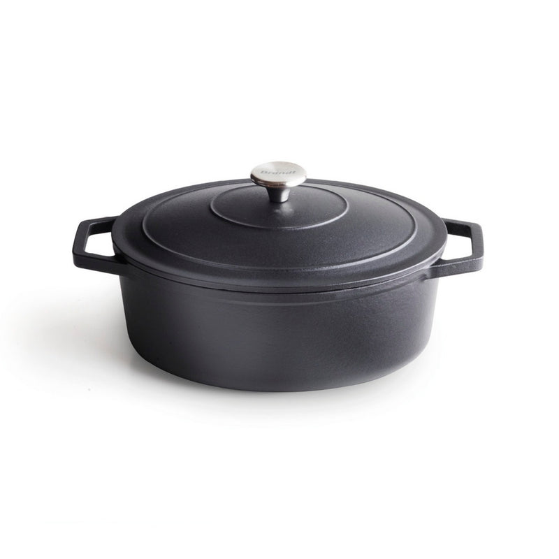 Cocotte Ovale Avec Couvercle - Noir