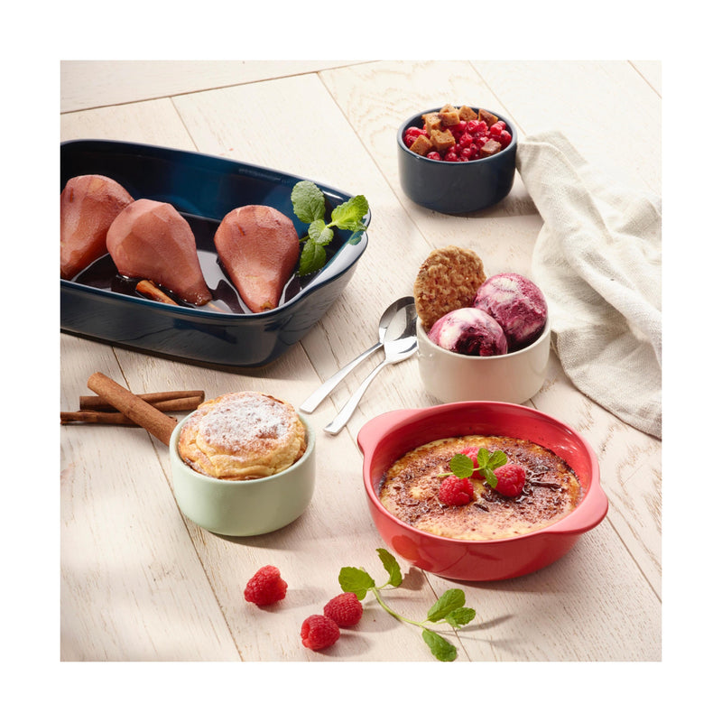 Set De 2 Plats À Crème Brûlée - Rouge