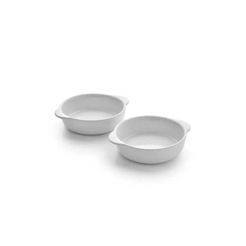 Set De 2 Plats À Crème Brûlée - Blanc