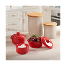 Set De 4 Mini-Casseroles Rondes - Rouge