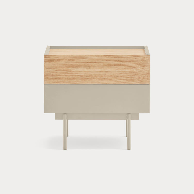 Otto - Table De Chevet - Sable & Chêne