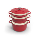 Batterie Empilable 4 Pièces - Rouge