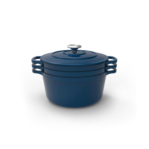 Batterie Empilable 4 Pièces - Bleu