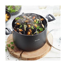 Batterie Empilable Avec Poignée Amovible 16 Pièces - Noir