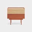 Otto - Table De Chevet - Carrelage & Chêne