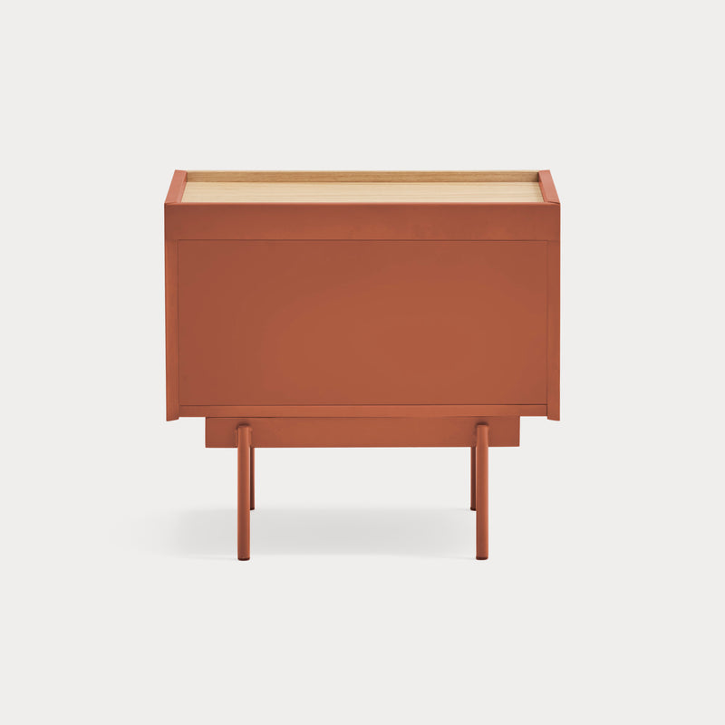 Otto - Table De Chevet - Carrelage & Chêne