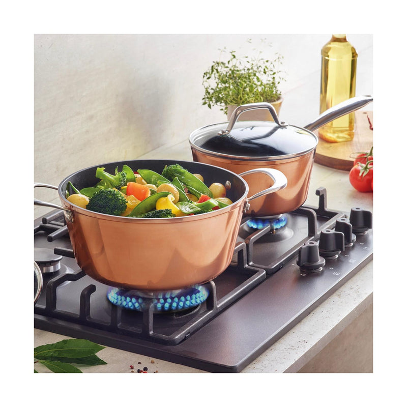 Batterie De Cuisine 9 Pièces - Cuivre